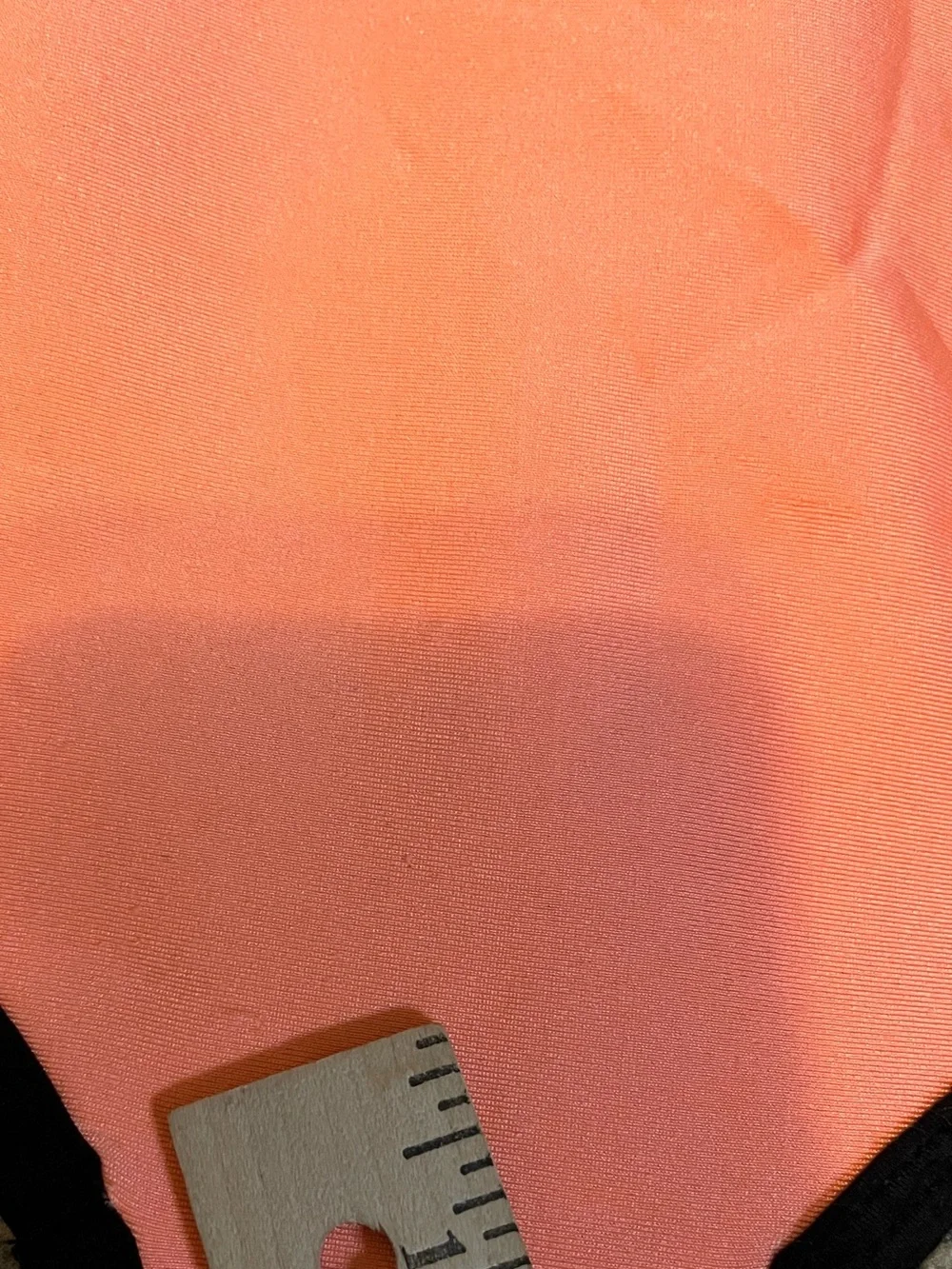 Triangl Poppy Peach Soda Bikini Bottom in Peach & Black size M